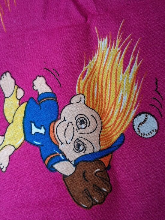 Troll Fabric Pink California Trolls Marcus Bros Sewing Material 1 Yard x 45.5" - Picture 7 of 13